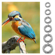 Load image into Gallery viewer, 5Pcs Pigeons Foot Ring 8/10x7mm Bird Foot Ring Outdoor Flight Training Tool Plastic Clip Ring Pigeon Dove Quail Foot Ring Competition Identification Label
