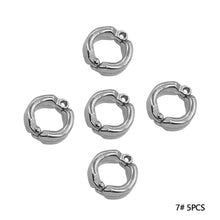 Load image into Gallery viewer, 5Pcs Pigeons Foot Ring 8/10x7mm Bird Foot Ring Outdoor Flight Training Tool Plastic Clip Ring Pigeon Dove Quail Foot Ring Competition Identification Label
