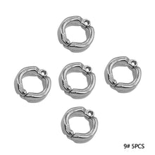 Load image into Gallery viewer, 5Pcs Pigeons Foot Ring 8/10x7mm Bird Foot Ring Outdoor Flight Training Tool Plastic Clip Ring Pigeon Dove Quail Foot Ring Competition Identification Label
