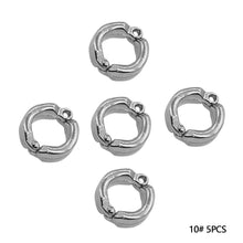 Load image into Gallery viewer, 5Pcs Pigeons Foot Ring 8/10x7mm Bird Foot Ring Outdoor Flight Training Tool Plastic Clip Ring Pigeon Dove Quail Foot Ring Competition Identification Label
