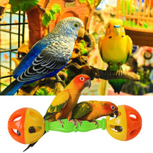 Load image into Gallery viewer, 2Pcs Bird Parrot Toy Rattle Birds Fun Interactive Parrot Bird Cage Toy Pet Bird Supplies Training Accessories Baby Toys
