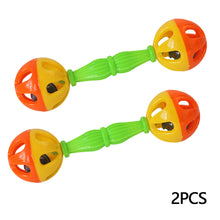 Load image into Gallery viewer, 2Pcs Bird Parrot Toy Rattle Birds Fun Interactive Parrot Bird Cage Toy Pet Bird Supplies Training Accessories Baby Toys
