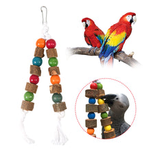 Load image into Gallery viewer, Parrot Bird Toy Wood Parrot Chew Toy Chewing Cardboard Destroy Birds Toy Bird Cage Decoration Bird Supplies
