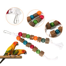Load image into Gallery viewer, Parrot Bird Toy Wood Parrot Chew Toy Chewing Cardboard Destroy Birds Toy Bird Cage Decoration Bird Supplies
