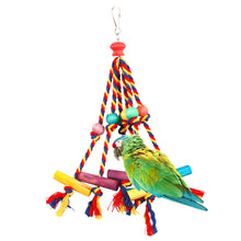 Load image into Gallery viewer, 1PC Bird Parrot Chew Toy Wood Chewing Bite Hanging Cage Bird Destroy Chew Toys Bird Cage Decoration Bird Supplies
