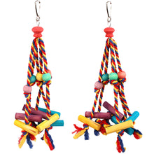 Load image into Gallery viewer, 1PC Bird Parrot Chew Toy Wood Chewing Bite Hanging Cage Bird Destroy Chew Toys Bird Cage Decoration Bird Supplies
