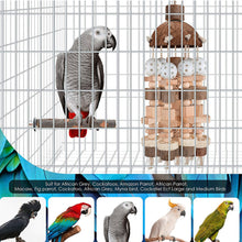 Load image into Gallery viewer, 1PC Bird Parrot Chew Toy Large Parrot Toy Parrot Cage Hanging Bite Toy Natural Coconut Shell Chewing Toys Bird Supplies
