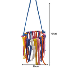 Load image into Gallery viewer, Parrot Swing Toy Chew Creative Color Cotton Rope Parrot Standing Loop Hanging Bird Cage Climbing Toy Pet Accessories
