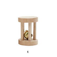Load image into Gallery viewer, Parrot Hamster Wooden Molar Chew Toys with Bell Small Animal Squirrel Guinea Pig Sports Exercise Care Teeth Toys Pet Supplies Accessories
