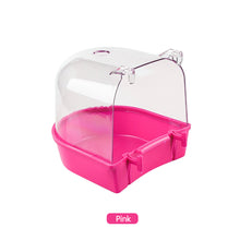Load image into Gallery viewer, Hanging Parrot Shower Bird Bathtub Cube Parrots Bath Box Cage for Little Bird Canary Budgerigar Cockatiel Lovebird
