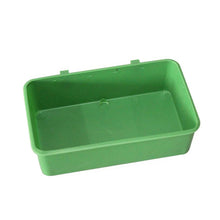 Load image into Gallery viewer, Hanging Green Parrot Shower Bird Bathtub Food Tray Feeder Parrot Bath Shower Box Bird Toys Pet Bird Cleaning Supplies
