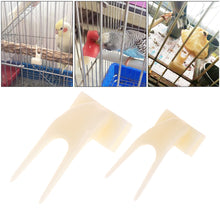 Load image into Gallery viewer, 5Pcs Birds Parrots Fruit Fork Plastic Food Holder Feeding On Cage Pet Bird Supplies
