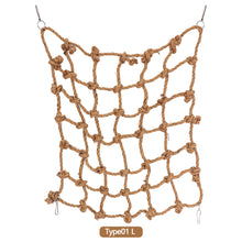 Load image into Gallery viewer, Bird Toys Bird Climbing Net Bird Parrot Cage Toy Swing Hemp Rope Parrot Hanging Rope Net Swing Play Rope Ladder Chew Toy Play Gym Toys
