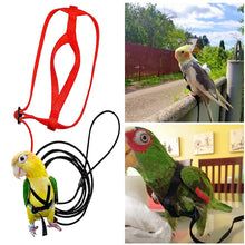 Load image into Gallery viewer, Adjustable Pet Bird Parrot Harness Leash Outdoor Flying Traction Straps Band Anti-Bite Training Rope
