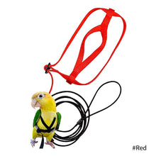 Load image into Gallery viewer, Adjustable Pet Bird Parrot Harness Leash Outdoor Flying Traction Straps Band Anti-Bite Training Rope
