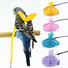 Load image into Gallery viewer, Adjustable Pet Parrot Harness Leash Anti-Bite Outdoor Flying Training Rope for Small Medium Parrot Macaw Cockatiel Budgie Strap Bird Supplies
