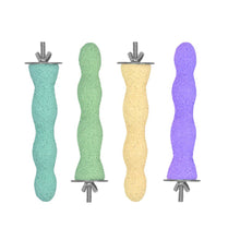 Load image into Gallery viewer, Pet Paw Grinding Wooden Stick Sprayed with Colored Sands Bird Parakeet Parrot Toy Grinder Grinding Rod Gripper Pet Supplies Bird Grinding Claw Toys
