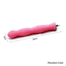 Load image into Gallery viewer, Pet Paw Grinding Wooden Stick Sprayed with Colored Sands Bird Parakeet Parrot Toy Grinder Grinding Rod Gripper Pet Supplies Bird Grinding Claw Toys
