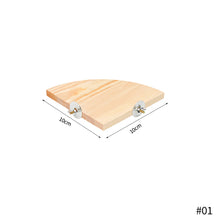 Load image into Gallery viewer, Bird Perches Platform Wood Parrot Standing Platform Stand Wooden Playstand Playground Cage Accessories Paw Grinding For Parakeet Cockatiel
