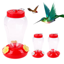 Load image into Gallery viewer, 480ml Plastics Bird Water Feeder Bottle Hanging Hummingbird Feeder Garden Outdoor Plastic Flower Iron Hook Pet Bird Supplies
