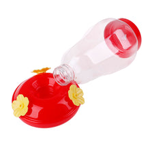 Load image into Gallery viewer, 480ml Plastics Bird Water Feeder Bottle Hanging Hummingbird Feeder Garden Outdoor Plastic Flower Iron Hook Pet Bird Supplies
