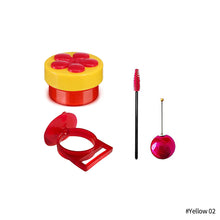 Load image into Gallery viewer, Flowers Shape Handhold Bird Hummingbird Feeder Drinker Plastic Seed And Water Outdoor Window Suction Cup Bird Feeder

