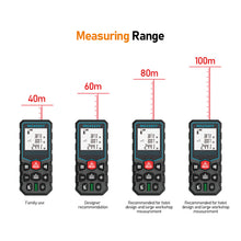 Load image into Gallery viewer, Laser Rangefinder X5 Laser Finder Digital Laser Distance Meter Laser Meter Laser Tape Measure Laser Range Finder Measuring Tape
