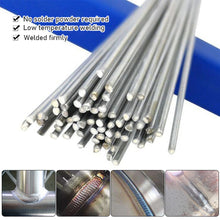 Load image into Gallery viewer, 10Pcs Low Temperature Simple Welding Rods Easy Melt Aluminium Flux Cored Welding Electrodes Wire Solder For Aluminum
