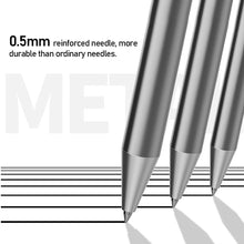 Load image into Gallery viewer, Deli Metal Sign Pen Pens Gold / Silver Gel Pen 0.5mm Refills PREMEC Smooth Refill MiKuni Japan Ink Black School Mi Pen
