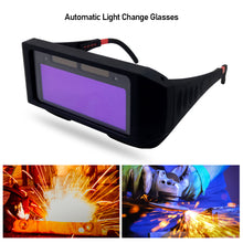 Load image into Gallery viewer, Auto Darkening Welding Glasses Automatic Dimming Change Anti- Eyes Shied Goggle Glasses Anti-shock Lens Welding Eye Protection
