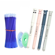 Load image into Gallery viewer, 0.5mm Student Erasable Gel Pen Cute Cartoon Pattern Blue Pens Kids Learning Stationary School Office Supplies
