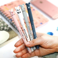 Load image into Gallery viewer, 0.5mm Student Erasable Gel Pen Cute Cartoon Pattern Blue Pens Kids Learning Stationary School Office Supplies
