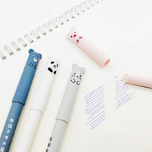Load image into Gallery viewer, 0.5mm Student Erasable Gel Pen Cute Cartoon Pattern Blue Pens Kids Learning Stationary School Office Supplies
