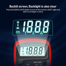 Load image into Gallery viewer, Digital Mini Multimeter Tester Auto Mmultimetro True Rms Tranistor Meter with NCV Data LCD Backlight Portable
