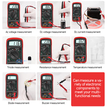 Load image into Gallery viewer, Digital Mini Multimeter Tester Auto Mmultimetro True Rms Tranistor Meter with NCV Data LCD Backlight Portable
