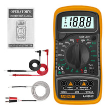 Load image into Gallery viewer, Digital Mini Multimeter Tester Auto Mmultimetro True Rms Tranistor Meter with NCV Data LCD Backlight Portable
