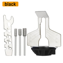 Load image into Gallery viewer, Chainsaw Sharpening Kit Rotary Sharpener Tool Chain Machine Kit Saw Blade Sharpener Guide Drill Adapter Head
