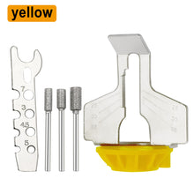 Load image into Gallery viewer, Chainsaw Sharpening Kit Rotary Sharpener Tool Chain Machine Kit Saw Blade Sharpener Guide Drill Adapter Head
