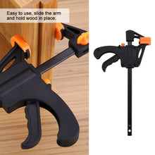 Load image into Gallery viewer, 4inch/6inch Woodworking Work Bar F Clamp Clip Hard Quick Ratchet Release DIY Carpentry Hand Tool Gadget

