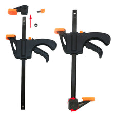 Load image into Gallery viewer, 4inch/6inch Woodworking Work Bar F Clamp Clip Hard Quick Ratchet Release DIY Carpentry Hand Tool Gadget
