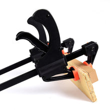 Load image into Gallery viewer, 4inch/6inch Woodworking Work Bar F Clamp Clip Hard Quick Ratchet Release DIY Carpentry Hand Tool Gadget
