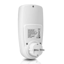 Load image into Gallery viewer, EU Plug Digital Voltage Wattmeter Power Meter Consumption Watt Energy KWh Socket 220V 230V AC Electricity Fees Analyzer Monitor
