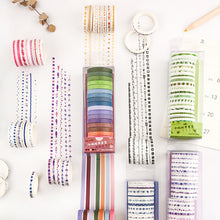 Load image into Gallery viewer, 20Pcs/Lot Multi-color Washi Tape Masking Tape DIY Scrapbooking Diary Journal Decoration Tape Adhesive Tapes Paper Stationery Sticker
