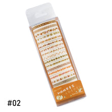 Load image into Gallery viewer, 20Pcs/Lot Multi-color Washi Tape Masking Tape DIY Scrapbooking Diary Journal Decoration Tape Adhesive Tapes Paper Stationery Sticker
