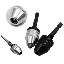 Load image into Gallery viewer, Drill Chuck Keyless Screwdriver Impact Driver Adaptor Electric Micro Motor Clamp Mini Chuck Fixture Hex Shank Drill Bits Adapter
