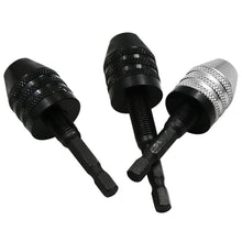 Load image into Gallery viewer, Drill Chuck Keyless Screwdriver Impact Driver Adaptor Electric Micro Motor Clamp Mini Chuck Fixture Hex Shank Drill Bits Adapter
