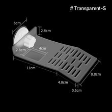 Load image into Gallery viewer, Large Transparent Turtle Basking Platform Fish Tank Aquarium Platform Turtle Resting Strong Suction Platform With 2 Suction Cups
