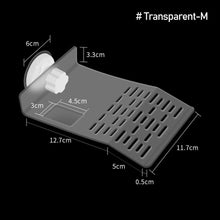 Load image into Gallery viewer, Large Transparent Turtle Basking Platform Fish Tank Aquarium Platform Turtle Resting Strong Suction Platform With 2 Suction Cups
