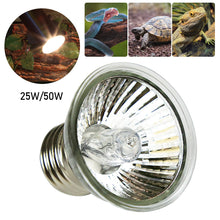 Load image into Gallery viewer, Heating Lamp UVA+UVB 3.0 Reptile Lizards Lamp Bulb Turtle Basking UV Light Pet Temperature Controller Tool 25/50/75W
