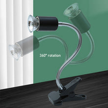 Load image into Gallery viewer, E27 Pet Reptile Aquarium Heat Lamp Clip-on Bulb Adjustab Holder Tortoises Basking UV Heating Lamp Kit For Lizard Turtle
